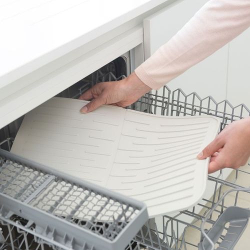 משטח סיליקון לייבוש כלים - אפור בהיר Brabantia