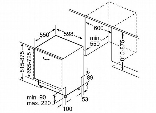 מדיח כלים ‏רחב Bosch SMV4HTX27G בוש