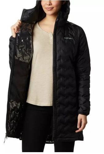 מעיל פוך שחור ארוך Delta Ridge Long Down Jacket מבית columbia