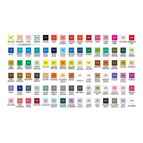 טוש מכחול זיג ZIG CLEAN COLOR - סט 90 צבעים