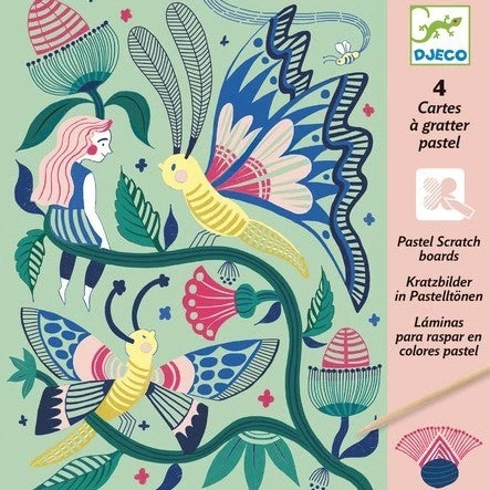 DJECO יצירה בחריטה 7+ - גן פנטסטי 