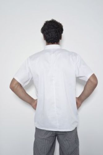 ז'קט טבח עם לחצניות בלבן