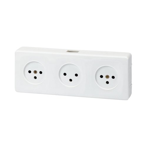 קופסת 3 שקעים מוגנת ילדים SUPER N-3