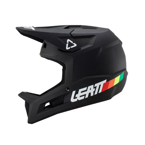 קסדת דאון היל מלאה ליט שחור  - LEATT MTB 1.0 GRAVITY V23