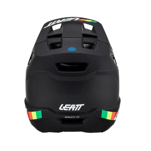 קסדת דאון היל מלאה ליט שחור  - LEATT MTB 1.0 GRAVITY V23