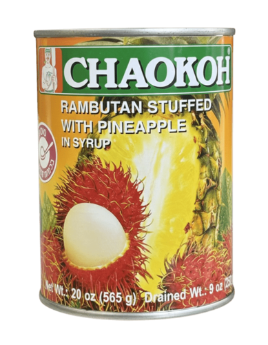 CHAOKOH - שימורי פירות רמבוטן ממולא אננס בסירופ מרוכז 565 גרם