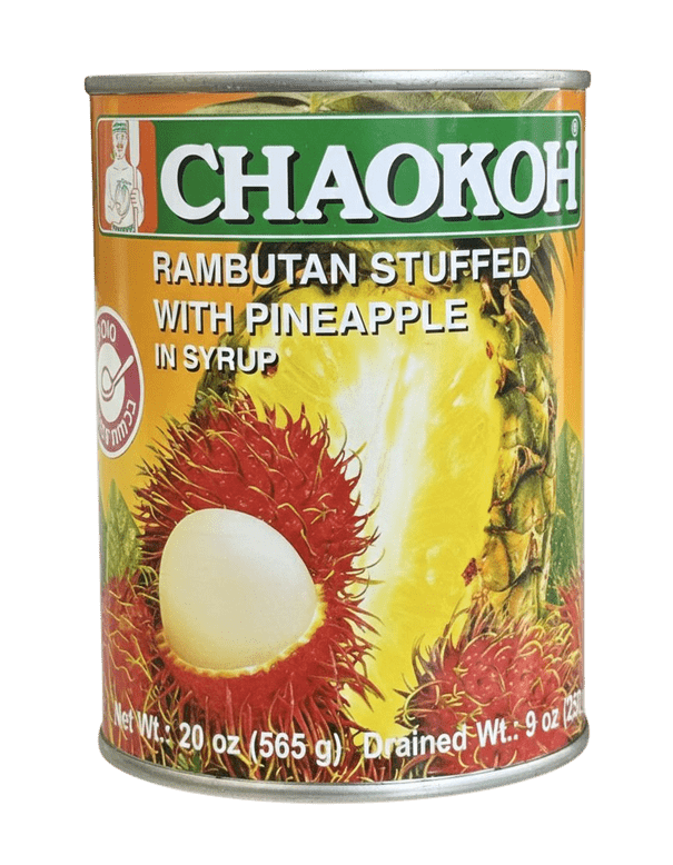 CHAOKOH - שימורי פירות רמבוטן ממולא אננס בסירופ מרוכז 565 גרם