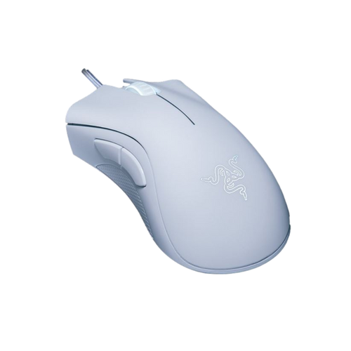 עכבר גיימינג לבן Razer DeathAdder Essential במבט עליון