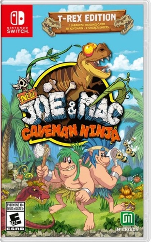 SWITCH NEW JOE & MAC: CAVEMAN NINJA - T-REX EDITION