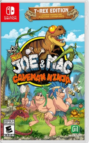 SWITCH NEW JOE & MAC: CAVEMAN NINJA - T-REX EDITION