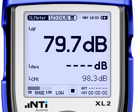 XL2 Audio and Acoustic Analyzer אנלייזר לאקוסטיקה ואודיו NTI