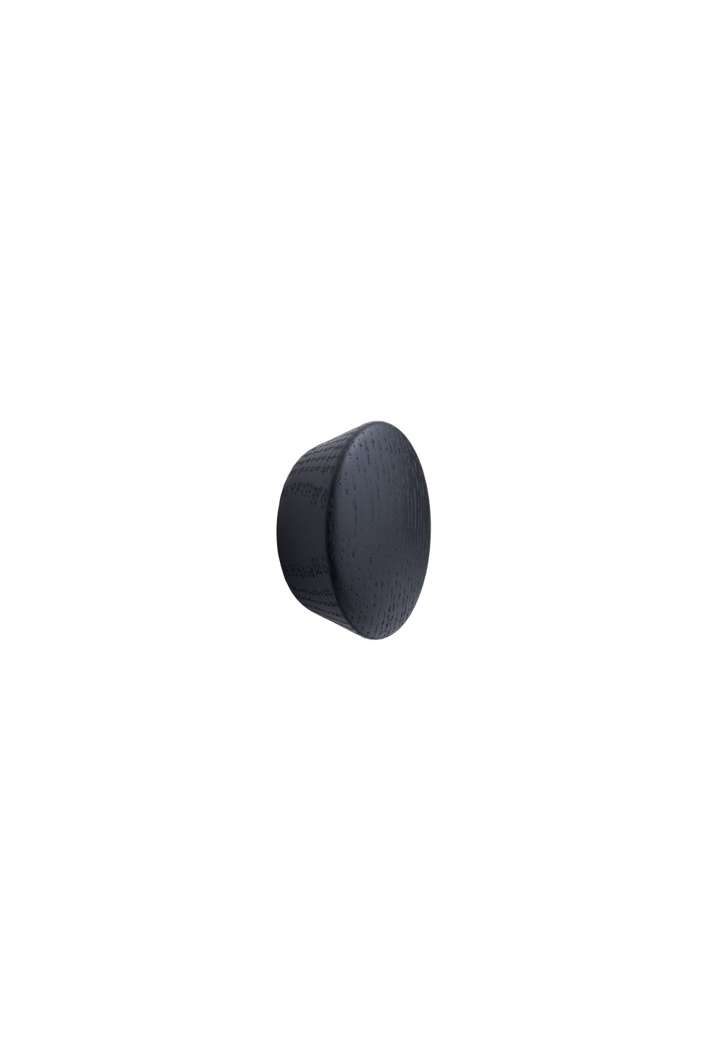 ידית כפתור Beret עץ מילה שחור - 10289