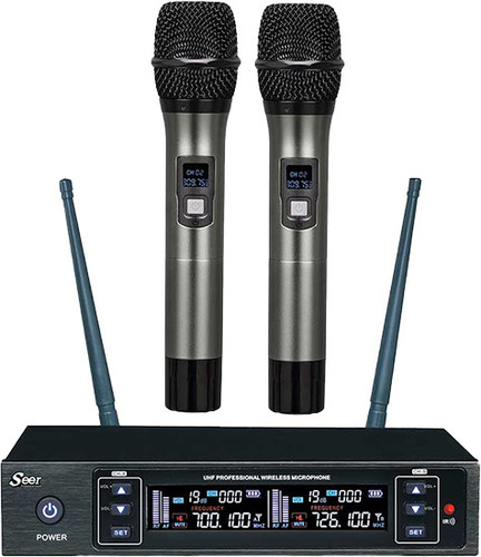 זוג מיקרופונים אלחוטיים SEER IU-2070-IL-H 