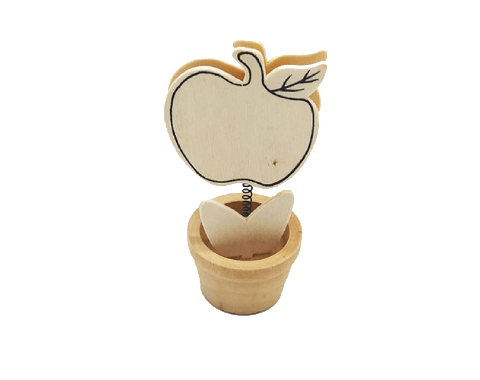 עציץ קליפס תפוח ליצירה - 6 יח' 