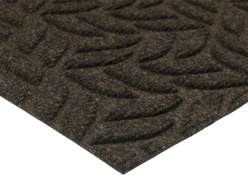 מפתן כניסה עלים חום כהה DUNE LEAFS floor mat 60X90