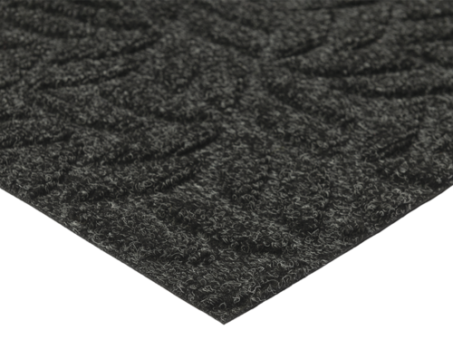 מפתן כניסה עלים אפור כהה  DUNE LEAFS floor mat 60X90