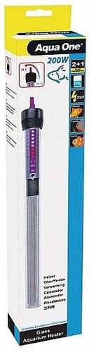 גוף חימום עם תרמוסטט לאקווריום אקווה וואן 200W