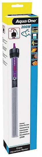 גוף חימום עם תרמוסטט לאקווריום אקווה וואן 200W