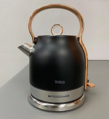 קומקום חשמלי מעוצב בלרס דגם BL -KE1010A BLERS צבע שחור פחם