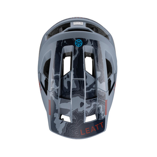 קסדת אול מאונטיין לאופניים ליט אפור -  LEATT MTB ALL MOUNTAIN 4.0 TITANIUM V23