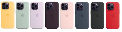 כיסוי סיליקון מקורי APPLE למכשירי iPhone 14 PRO תומך MagSafe