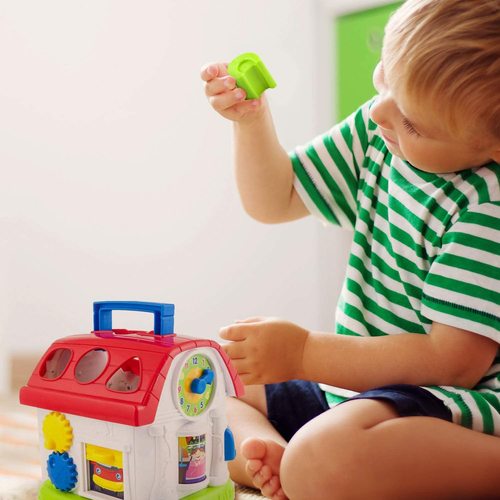 בית פעילות השחלת צורות ו ABC מנגן ומאיר