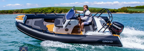 סירת גומי חצי קשיחה RIB עם רצפת פיברגלס GRAND GOLD LINE G500GLF