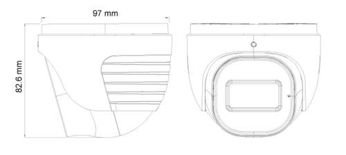 מצלמת כיפה DV-320SRN-36 (IP,2MP)