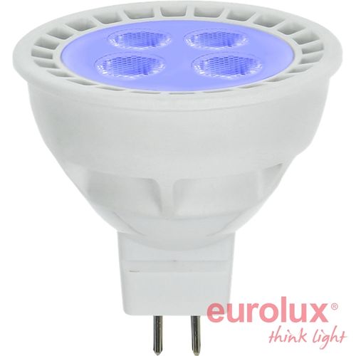 דיקרויקה 4 וואט כחול 12VDC חיבור GU5.3