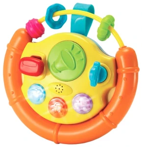 הגה פעילות אורקולי דובר עברית עם חיבור למיטה / עריסה / עגלה / כיסא בטיחות