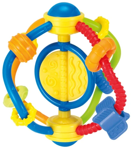 נשכן משולב רעשן עם מגוון צבעים וטקסטורות