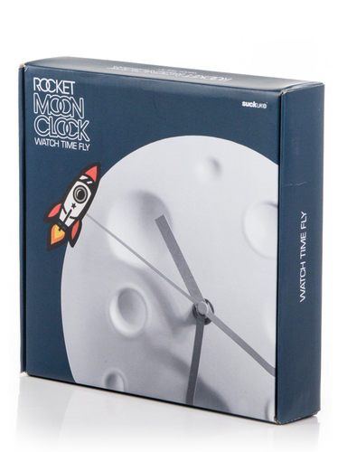 שעון קיר ירח Rocket Moon Clock