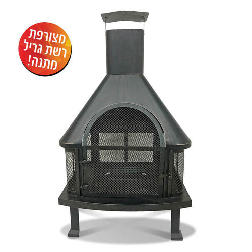 תנור עצים גדול – ג’מבו – לחימום ובישול בחצר