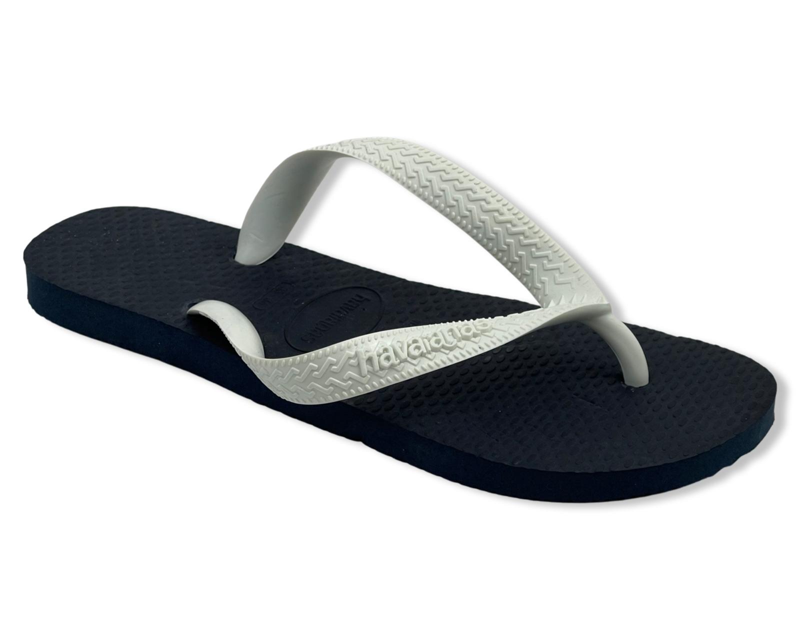 כפכפי Havaianas בצבע נייבי ולבן