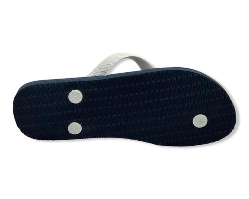 כפכפי Havaianas בצבע נייבי ולבן