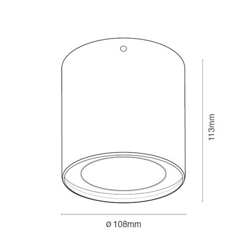 צילנדר IP54 20W 4000K