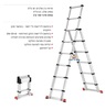 סולם אלומיניום טלסקופי ג' מתקפל 9+11 KRAUSS
