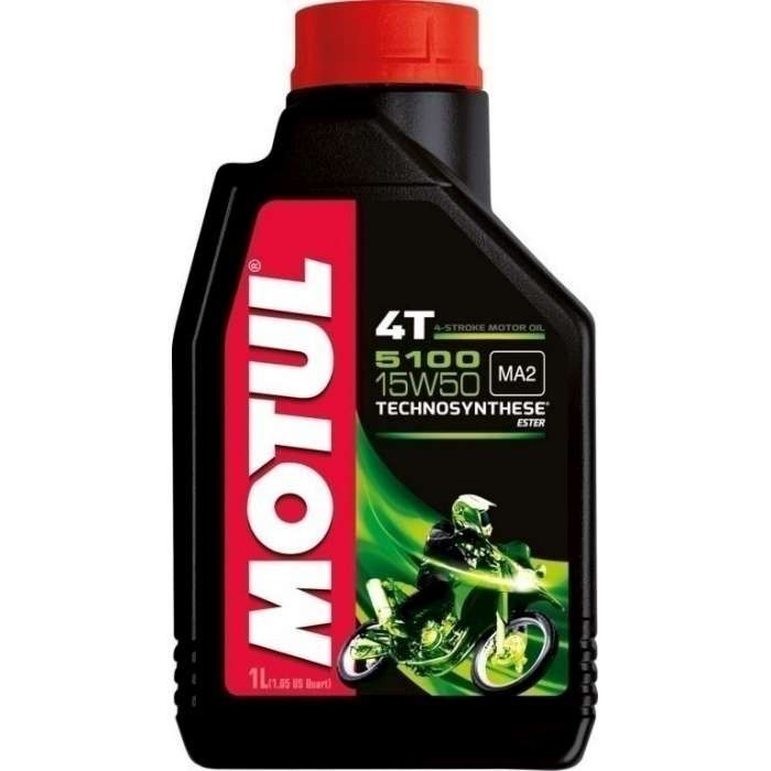 שמן מנוע 4 פעימות 15W50 מוטול 1 ליטר - MOTUL 5100