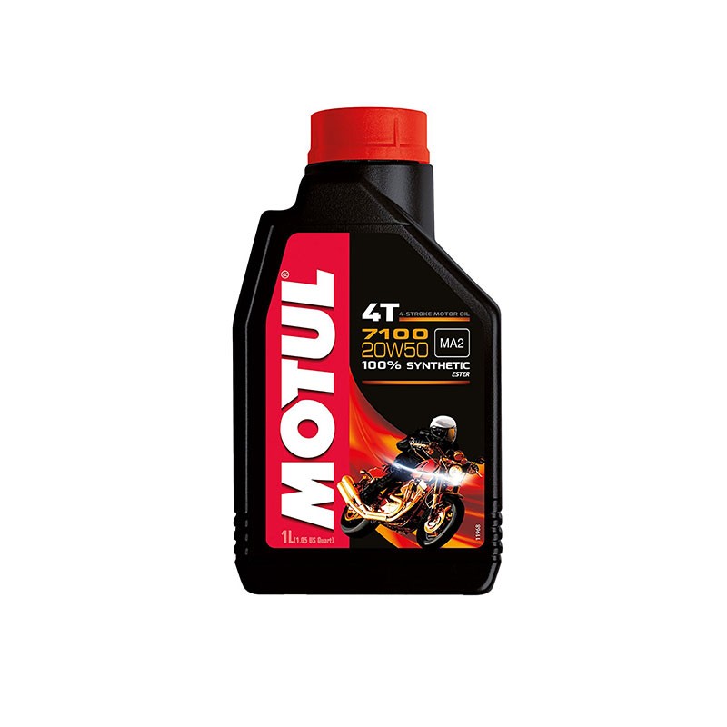 שמן מנוע 4 פעימות 20W50 מוטול 1 ליטר - MOTUL 7100