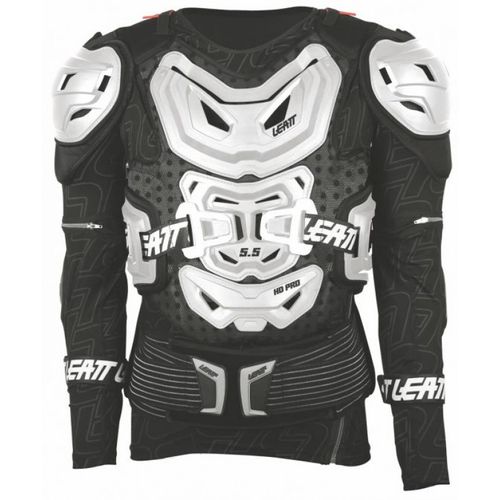 מגן גוף (חליפת לחץ) ליט 5.5 לבן - LEATT 5.5 BODY PROTECTOR HD