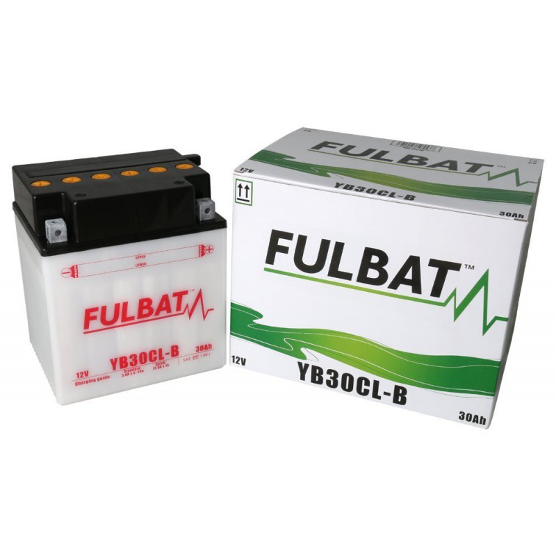 מצבר FULBAT FB30CL-B אחריות לשנה.