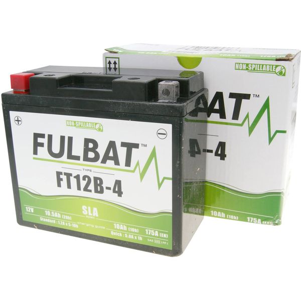 מצבר FULBAT FT12B-4 אחריות לשנה.