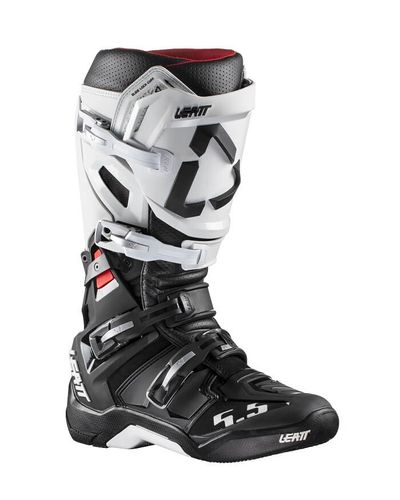 מגף רכיבה ליט שחור / לבן - LEATT BOOTS GPX 5.5
