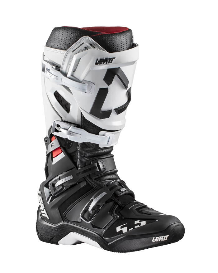 מגף רכיבה ליט שחור / לבן - LEATT BOOTS GPX 5.5