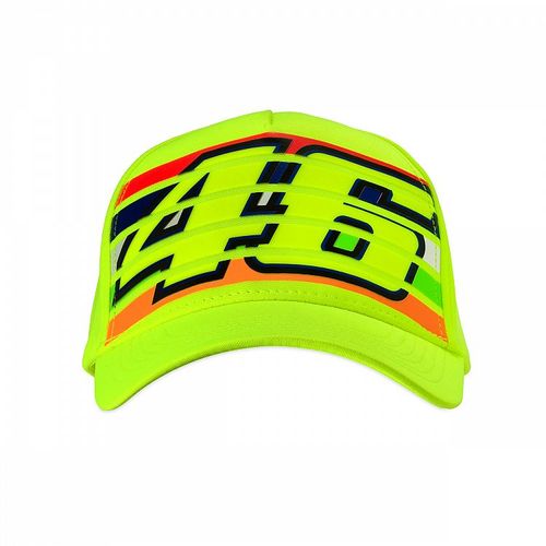כובע ולנטינו רוסי צהוב - VR46 STRIPES CAP 