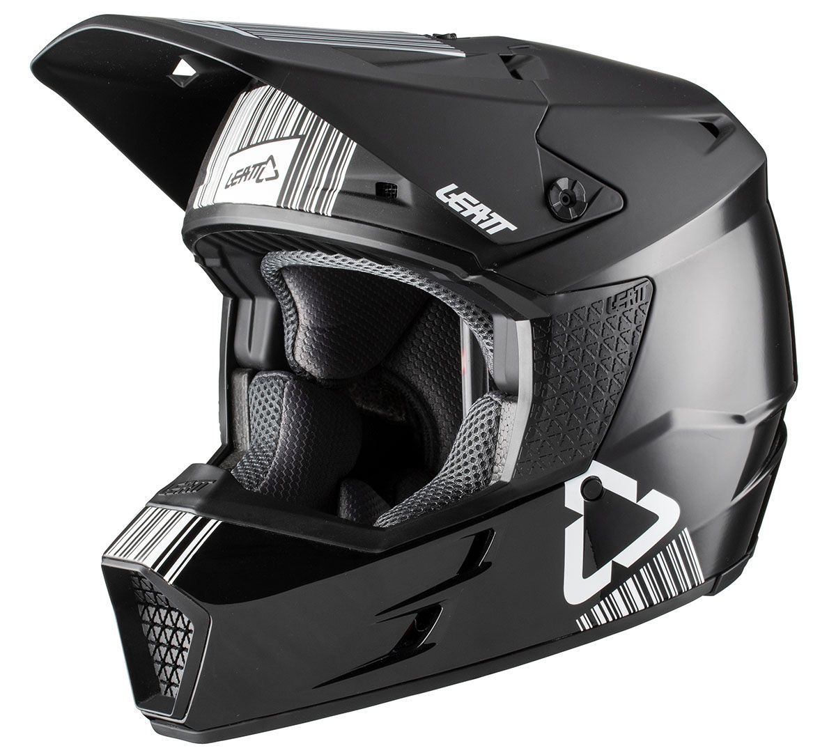 קסדת ליט שחור / לבן - LEATT GPX 3.5