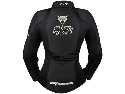 מעיל לנשים 4 עונות שחור - CAT2MOTO LADY CAT