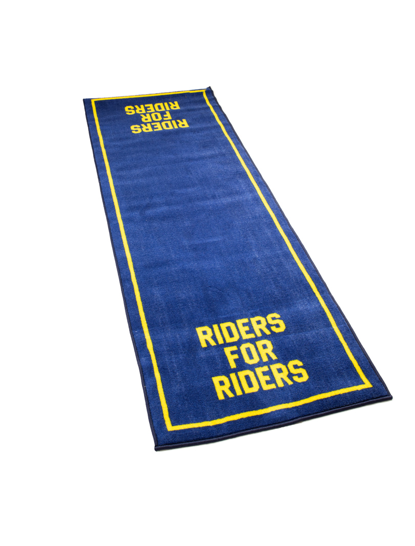 שטיח כחול לאופנוע RIDERS FOR RIDERS 
