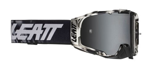 משקפי אבק ליט שחור/לבן -  LEATT VELOCITY IRIZ AFRICAN TIGER 6.5