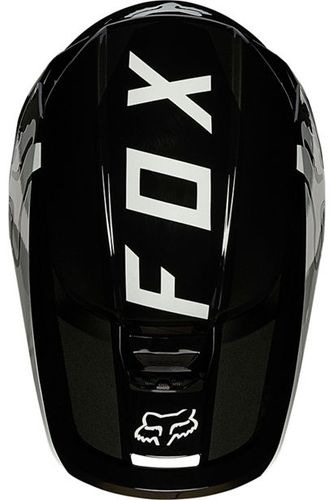 קסדת ילדים פוקס שחור / לבן -  FOX V1 REVN YTH V21